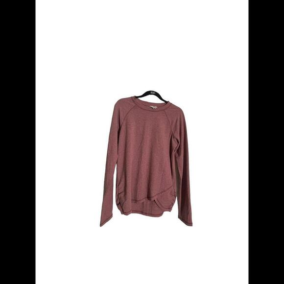 Danskin Women’s Size M Crossover Sweatshirt Long Sleeve Dusty Rose Pink - Picture 1 of 3